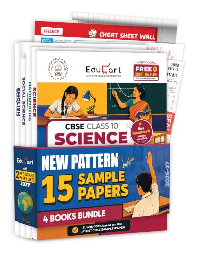 Educart CBSE Sample Paper Class 10 2026-27 | Science, Mathematics, Social Science & Eng…