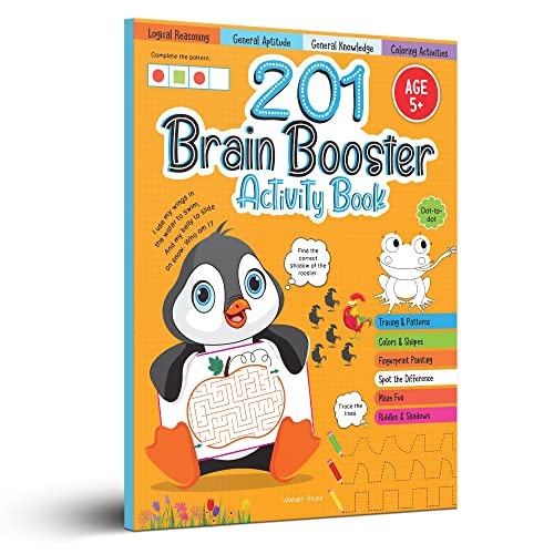 201 Brain Booster Activity Book - Fun Activities And Exercises For Children | Tracing &…