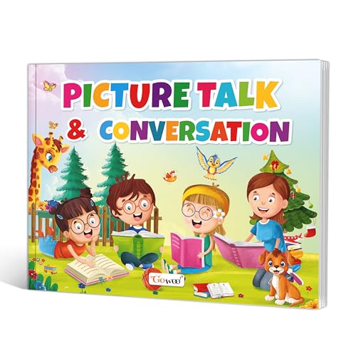 Picture Talk & Conversation: Activity Book for Kids - kids learning books, Learning Adv…