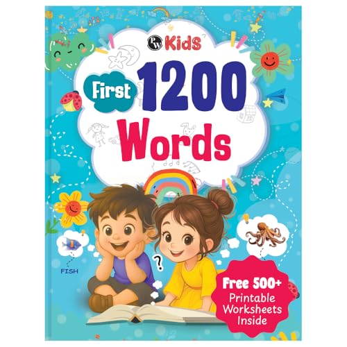 All-in-One 1200 Words Book for Kids, Free 500+ Printable Worksheets with Parenting Tips…