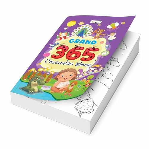GRAND - 365 Colouring Book :- early learners colouring book, Kids educational book, Jum…