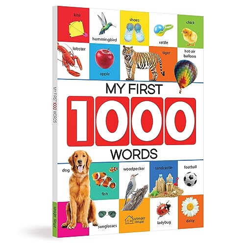 My First 1000 Words For Kids | Age 2–6 Years | Learning Board Book | Vocabulary Buildin…