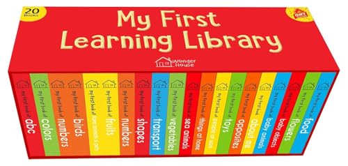 My First Learning Library Boxset For Kids (20 Board Books) | Ages 0–3 Years | Early Lea…