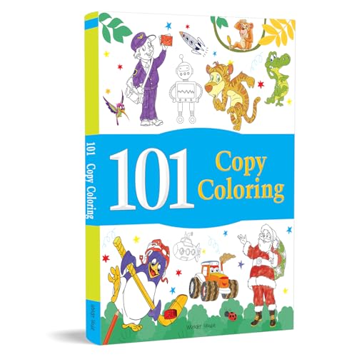 101 Copy Coloring | Fun Activity Book For Children (Ages 3-6) I Screen Free Time Of 3 H…