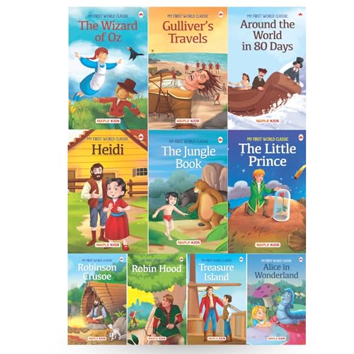 Story Books for Kids - World Classic (Set of 10 Books) - Moral Stories -Bedtime Childre…