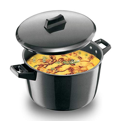 Hawkins Futura 5 Litre Cook n Serve Bowl, Hard Anodised Saucepan with Hard Anodised Lid…