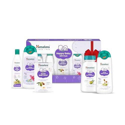 Himalaya Baby Gift Pack of 5 items | with Baby Soap, Shampoo, Cream, Lotion, Rash Cream…