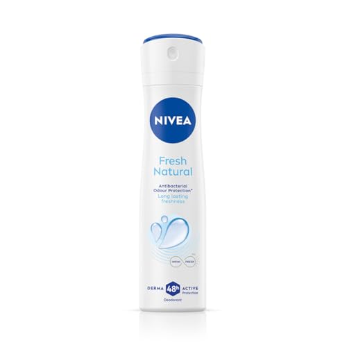 NIVEA Women Fresh Natural Deodorant Spray, 48H Odour Protection, Sweat Protection, Long…