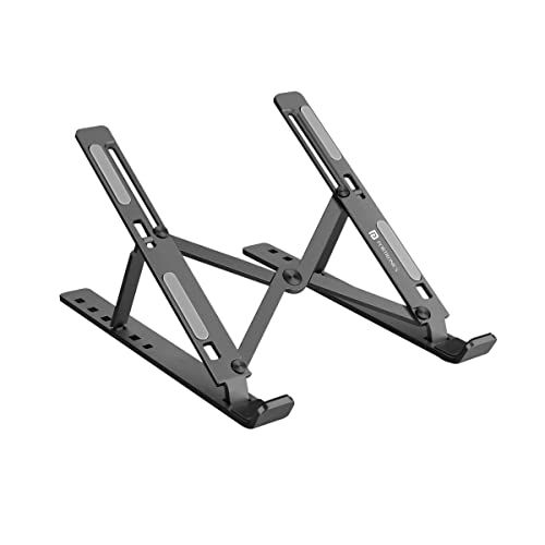 Portronics My Buddy K Portable Laptop Stand with Adjustable Height, Foldable, OverHeati…