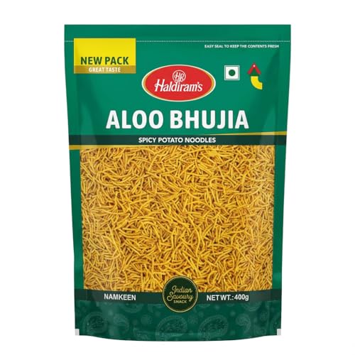 Haldiram's Namkeen - Aloo Bhujia, 400/420 G (may vary)