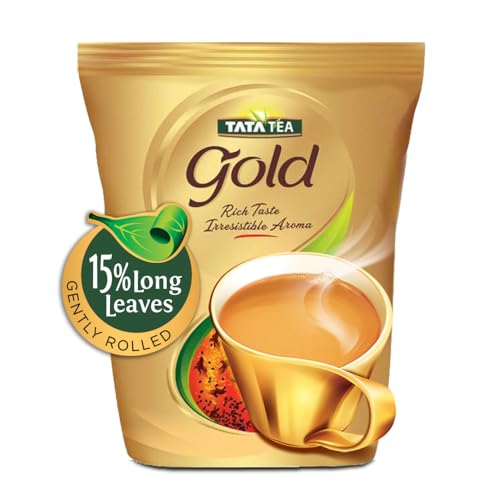 Tata Tea Gold | Assam teas with Gently Rolled Aromatic Long Leaves | Rich & Aromatic Ch…