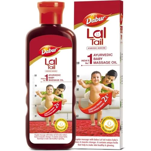 Dabur Lal Tail : Ayurvedic Baby Massage Oil 500Ml|Clinically Tested 2X Faster Physical…