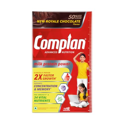 Complan Nutrition Drink Powder for Children, Royale Chocolate Flavour, 1 kg Carton|Nutr…
