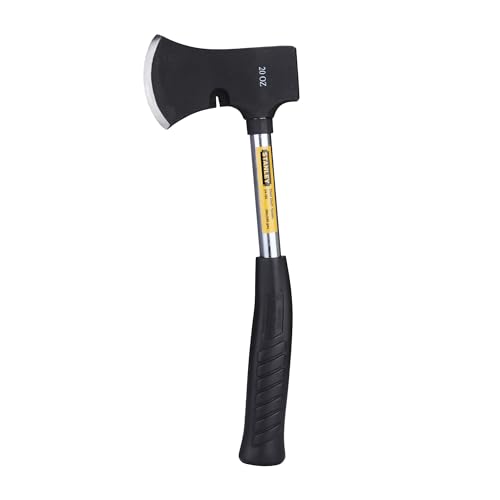 STANLEY 54-105 Camp Axe Steel Shaft with Anti-Rust Properties for Carpentry, Camping, H…
