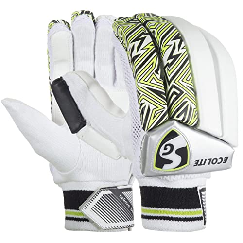 SG Ecolite RH Cricket Batting PVC Gloves, Adult (Colour May Vary), 1 Pair