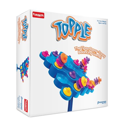 Funskool Original Topple, Strategy Game, Board Game for Kids, Adults, Families, Educati…