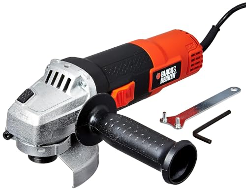 BLACK+DECKER G720R-IN,820 Watts, 4 inch (100mm), Angle Grinder (Corded) for Grinding, P…