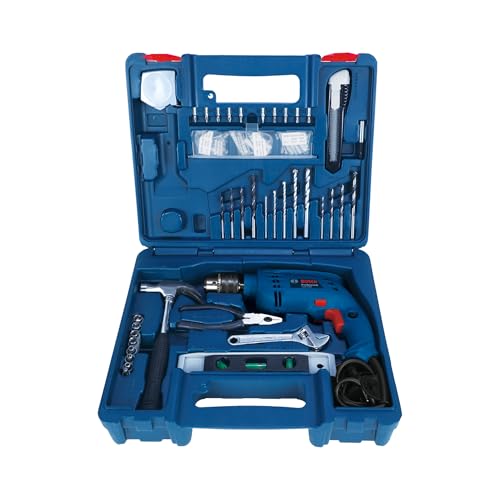 BOSCH GSB 500 RE Drill Machine for Home & Professional Use | 100-Piece Tool Kit | 500W…