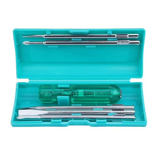 Taparia Model 802 Screwdriver Set | Neon Bulb Tester Included | Tip Sizes: 6.0x0.8mm, 3…