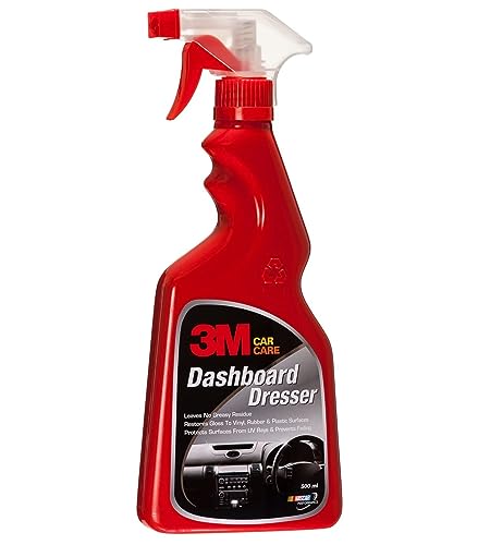 3M Car Dashboard Dresser (500 ml) | Restores Gloss and Shine on Dashboard and Other Pla…