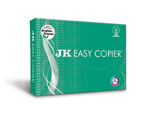 JK Easy Copier Paper | A4 Size | 70 GSM | 500 Sheets | White Paper, 1 Ream | For Laserj…
