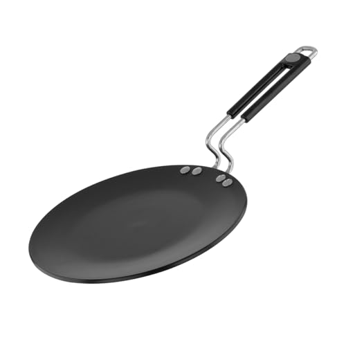 Prestige Hard Anodised Roti Tawa 22.5 cm | Thick Base (4 mm) | Gas & Induction Compatib…