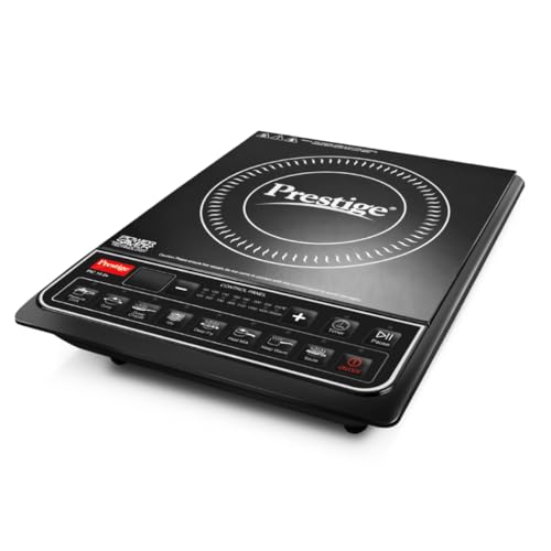 Prestige PIC 16.0 Plus 2000 Watts Induction Cooktop | 4KV Surge Protection | 8 Preset I…