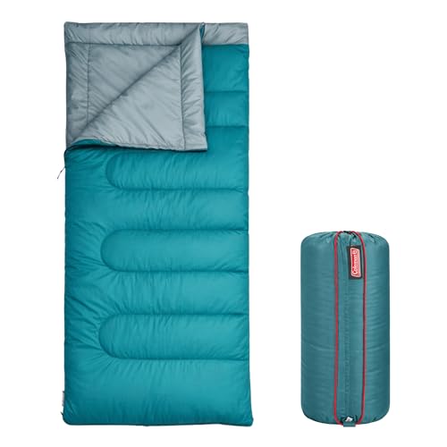 Coleman Polyester Atlantic Sleeping Bag For Adults | -10° C To 8 ° C | Lightweight rect…