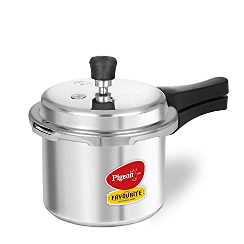 Pigeon By Stovekraft Favourite Induction Base Aluminium Pressure Cooker with Outer Lid,…
