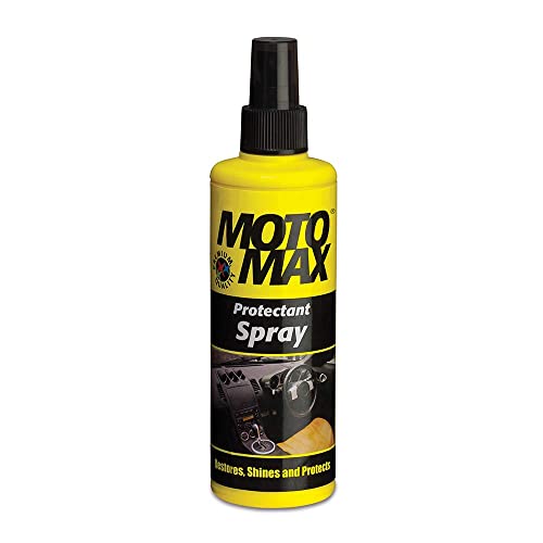 Motomax Protectant Spray (100 ml)| Repels dust, pollutants| Protect, Restore faded viny…