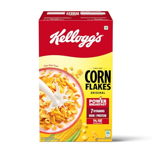 Kellogg's Corn Flakes Original 475g | Power of 5: Energy, Protein, Iron, Calcium, Vitam…