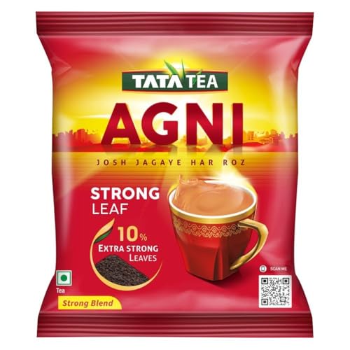 Tata Tea Agni | Strong chai With 10% Extra Strong Leaves | Black Tea | 250g
