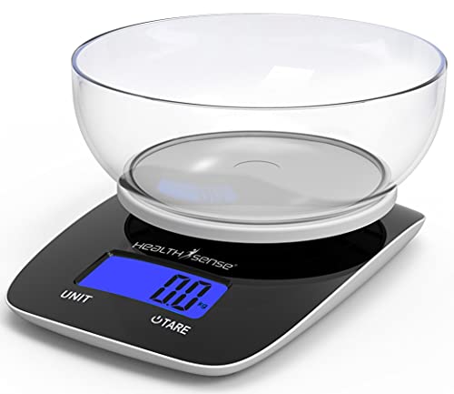 HealthSense Chef-Mate KS 33 Digital Kitchen Weighing Scale & Food Weight Machine for He…