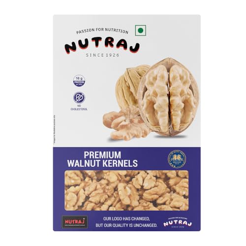 Nutraj Premium Walnuts Kernels 200gm without shell | Walnut | Akhrot Giri | Dry Fruits…