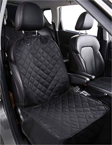 Alfheim Nonslip Rubber Backing Front Seat Cover with Anchor and an Adjustable Pet Dog C…