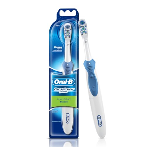 Oral B Cross Action AA Battery Electric Toothbrush for Adults, 90 Day Battery, 2 Year W…