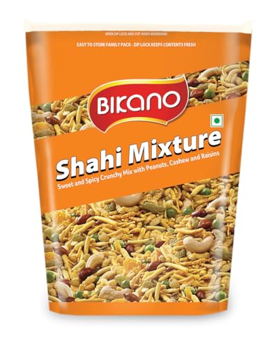 Bikano Shahi Mixture Namkeen| Crunchy Dry Fruits Peas & Peanuts| Crunchy & Tasty, 1000g…