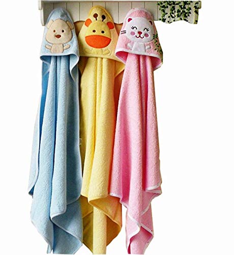 BRANDONN Ultra Soft Polar Fleece Baby Hooded Blanket with Premium Embroidery, 200 GSM A…