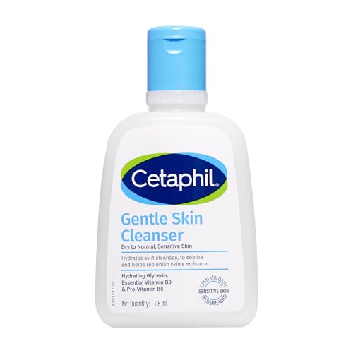 Cetaphil Gentle Skin Hydrating Face Wash 118ml, Paraben Free, Sulphate-Free Gentle Skin…