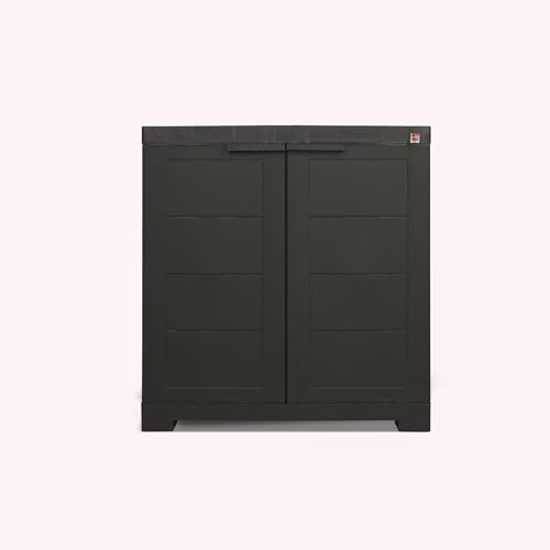 Cello Novelty Compact Plastic Shoe Rack with Dustproof Doors| 3 Year Warranty | Chappal…