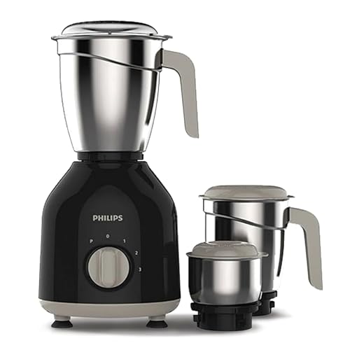 Philips HL7756 Mixer Grinder 750W, with 3 Stainless Steel Jars