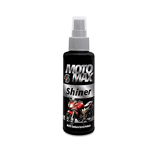 Motomax Shiner Multi surface Spray Polish 100ml|Instantly Cleans, Polishes and Shines M…
