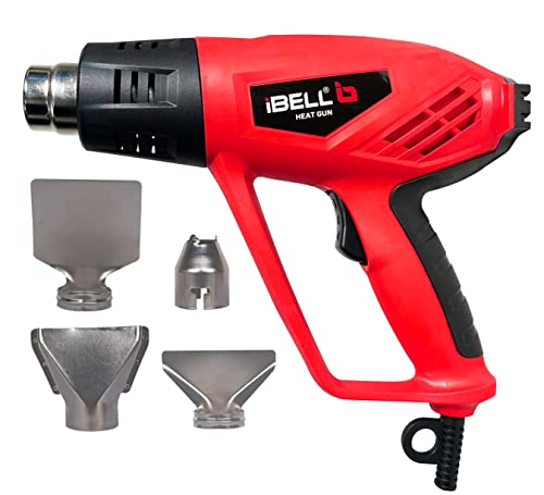 IBELL IBL HG20-82C Hot Air Tool 2000W, Dual Temperature Heat Gun with 350°C & 550°C Set…