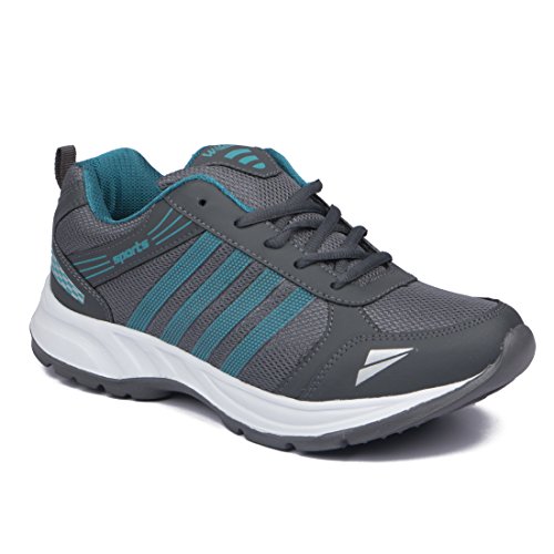 ASIAN Men's Wonder-13 Sports Running Shoes Green Grey