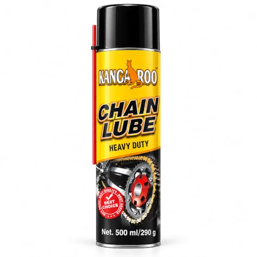 Kangaroo Chain Lube Spray For Bikes (500 Ml) Long-lasting Lubrication | Anti-rust & Cor…