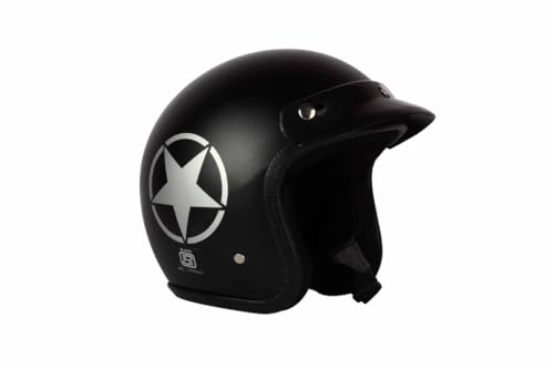 O2 STAR PERL Open Face ABS Helmet with Quick-Release Adjustable Strap, Sturdy Head Prot…
