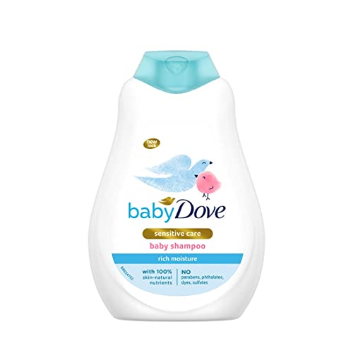 Baby Dove Shampoo 400 ml, Mild No Tears Rich Moisture Baby Shampoo for kids, Gentle Car…