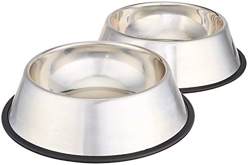 Pets Empire Stainless Steel Feeding Bowl for Medium Breed Adult Dogs & Giant Breed Pupp…