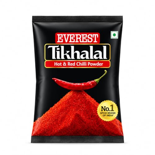 Everest Tikhalal Chilli Powder -200gm | Extra Hot Red Chilli Powder with Strong Pungenc…