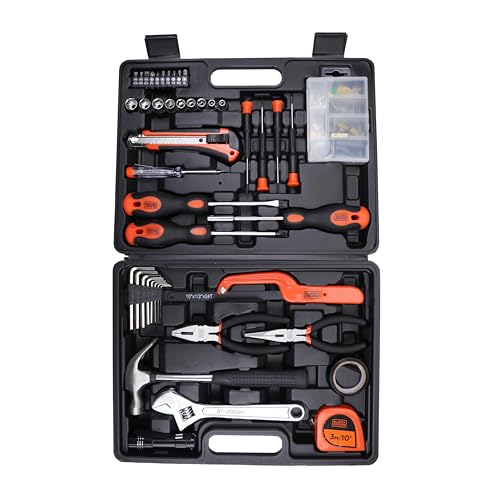 BLACK+DECKER BMT126C Hand Tool Kit for Home & DIY Use (126-Piece) - Includes Screwdrive…